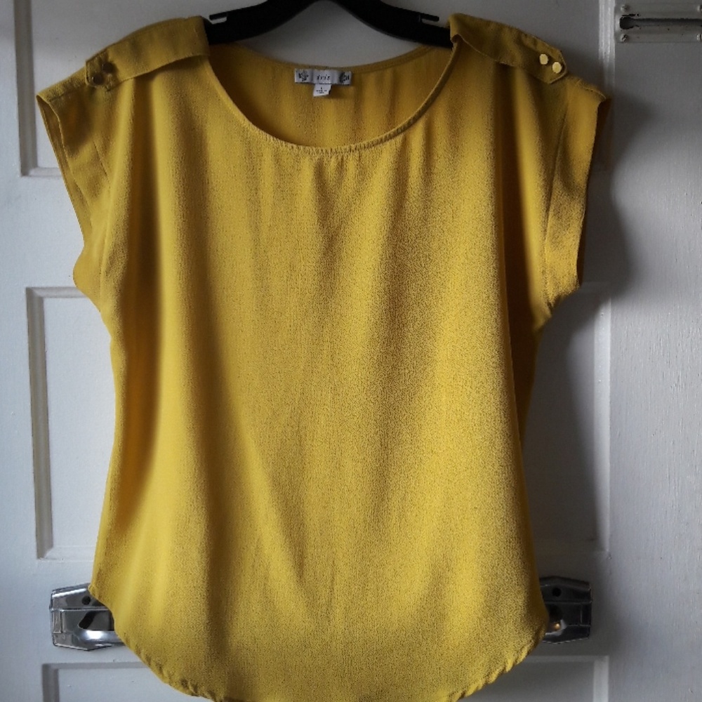 Super short sleeve top